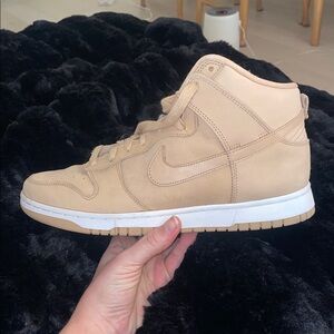 Nike Beige High-Top Sneakers